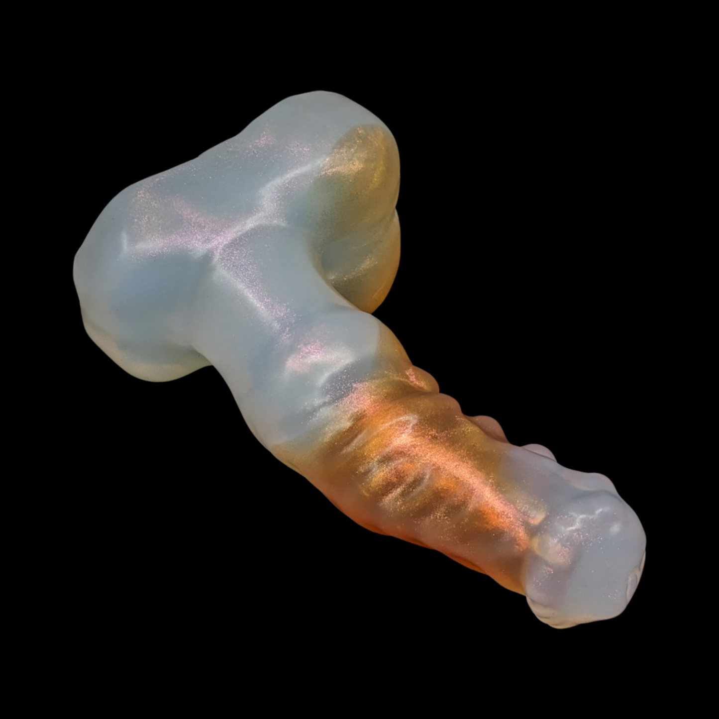 Hesperos the Hippogriff - Silicone Fantasy Dildo - Medium size - Soft NC 00-31 firmness COLOR SHIFT!