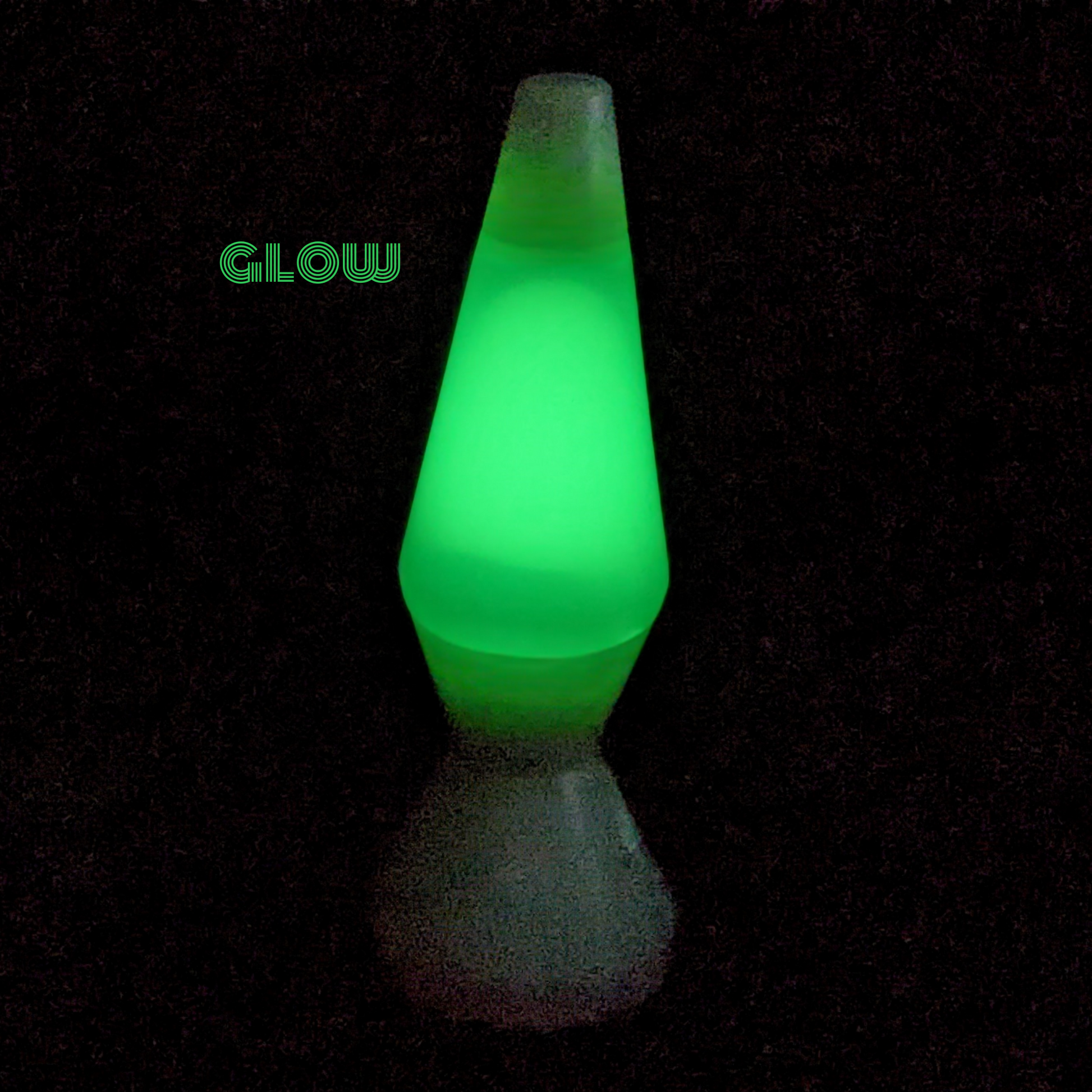 Lava lamp silicone butt plug dildo glow